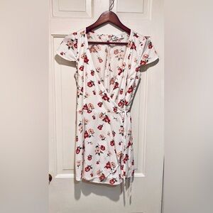 Hollister Floral Wrap Dress/Shorts